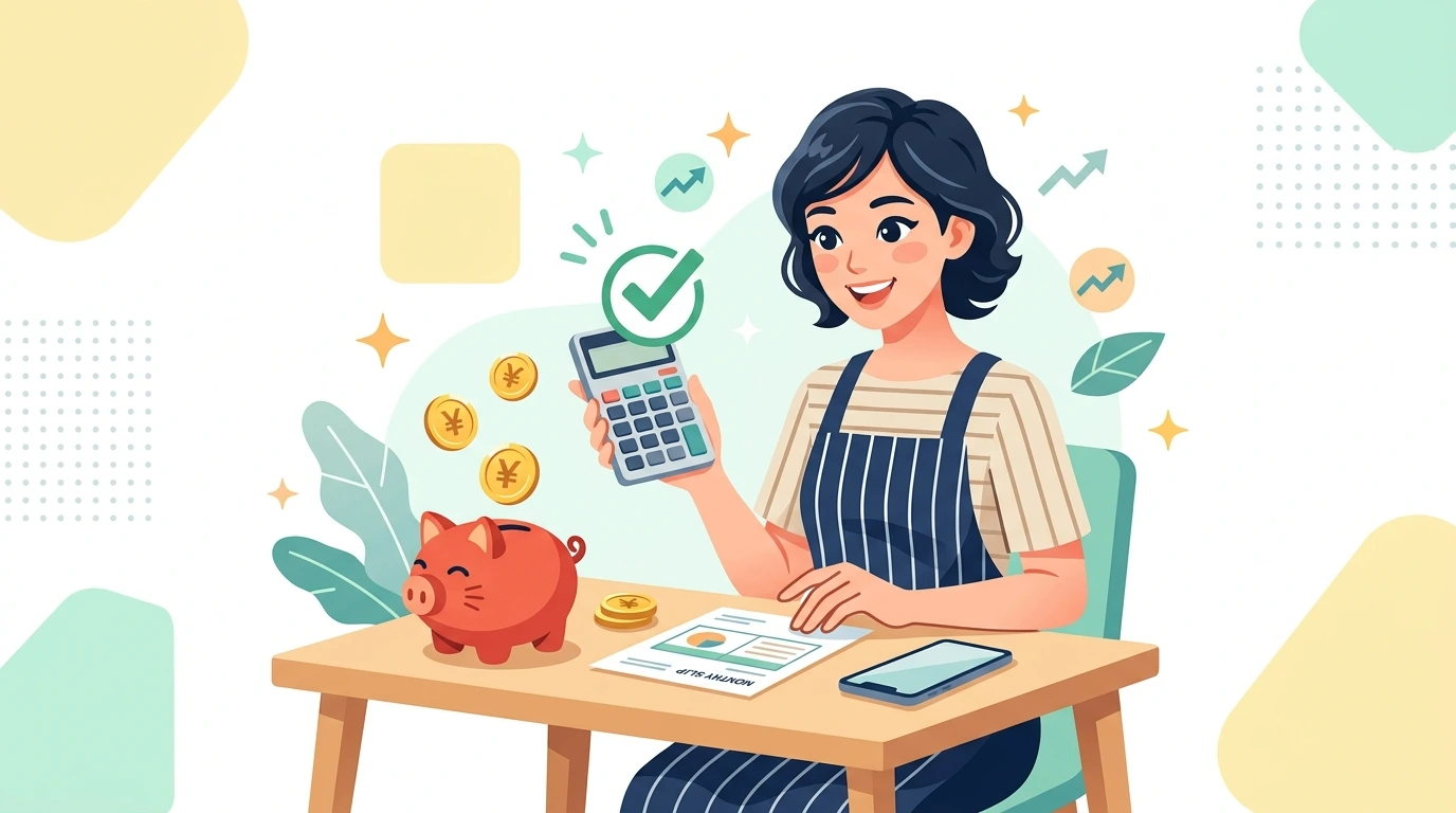 【図解】103万・106万・130万の壁とは?パート・バイトの税金と社会保険の制度・手続きイメージイラスト