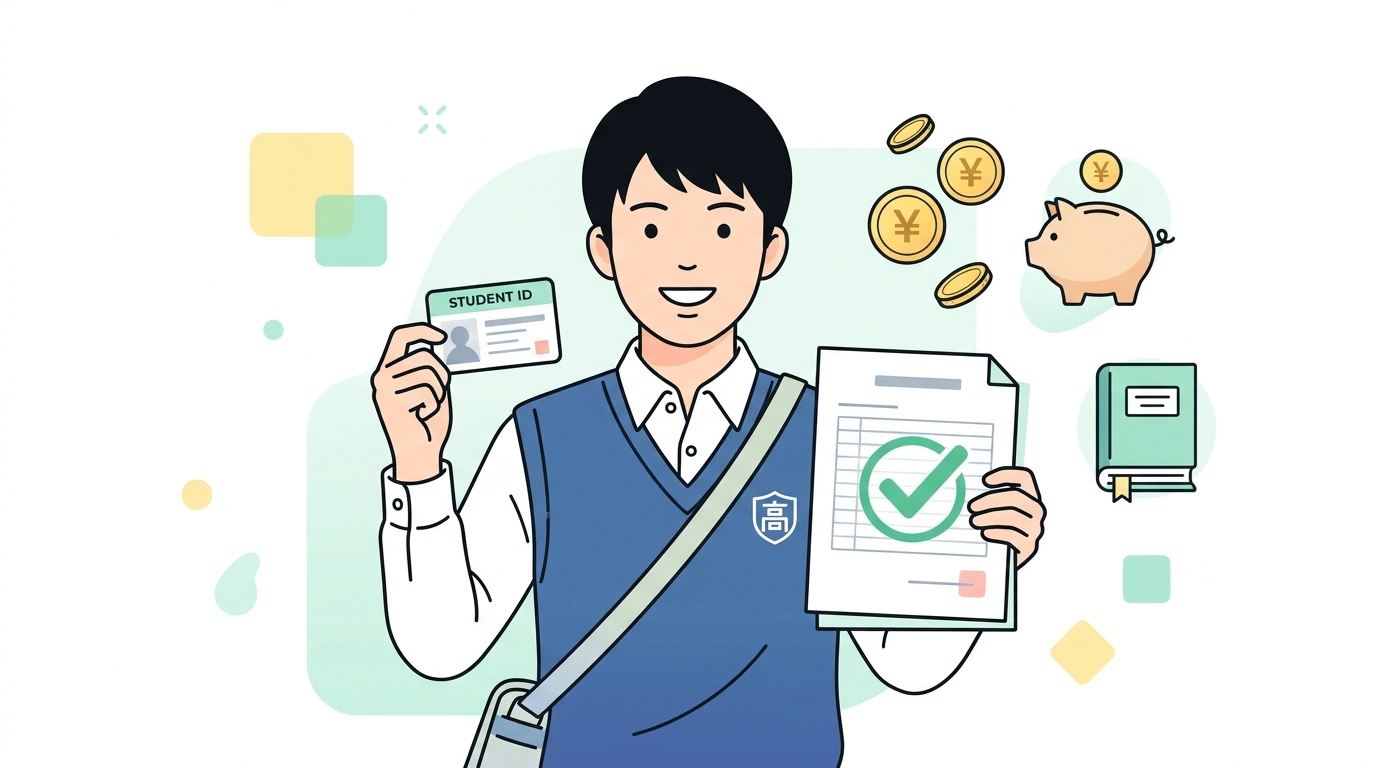 大学生の子どもがバイトで103万を超えたら?年末調整の扶養控除への影響の計算・シミュレーションイメージイラスト