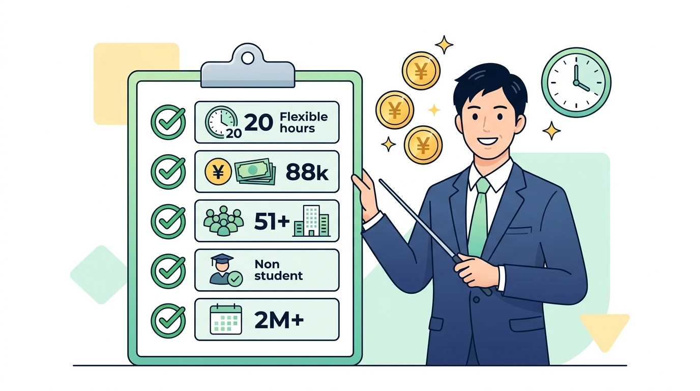 106万円の壁とは。2024年10月の適用拡大でパート・アルバイトはどう変わったかの制度・手続きイメージイラスト