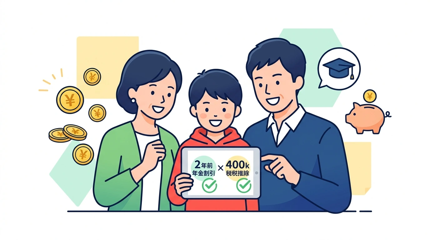 ふるさと納税の「ワンストップ特例申請書」を出し忘れた！年末調整後に確定申告で取り戻すリカバリー法の計算・シミュレーションイメージイラスト