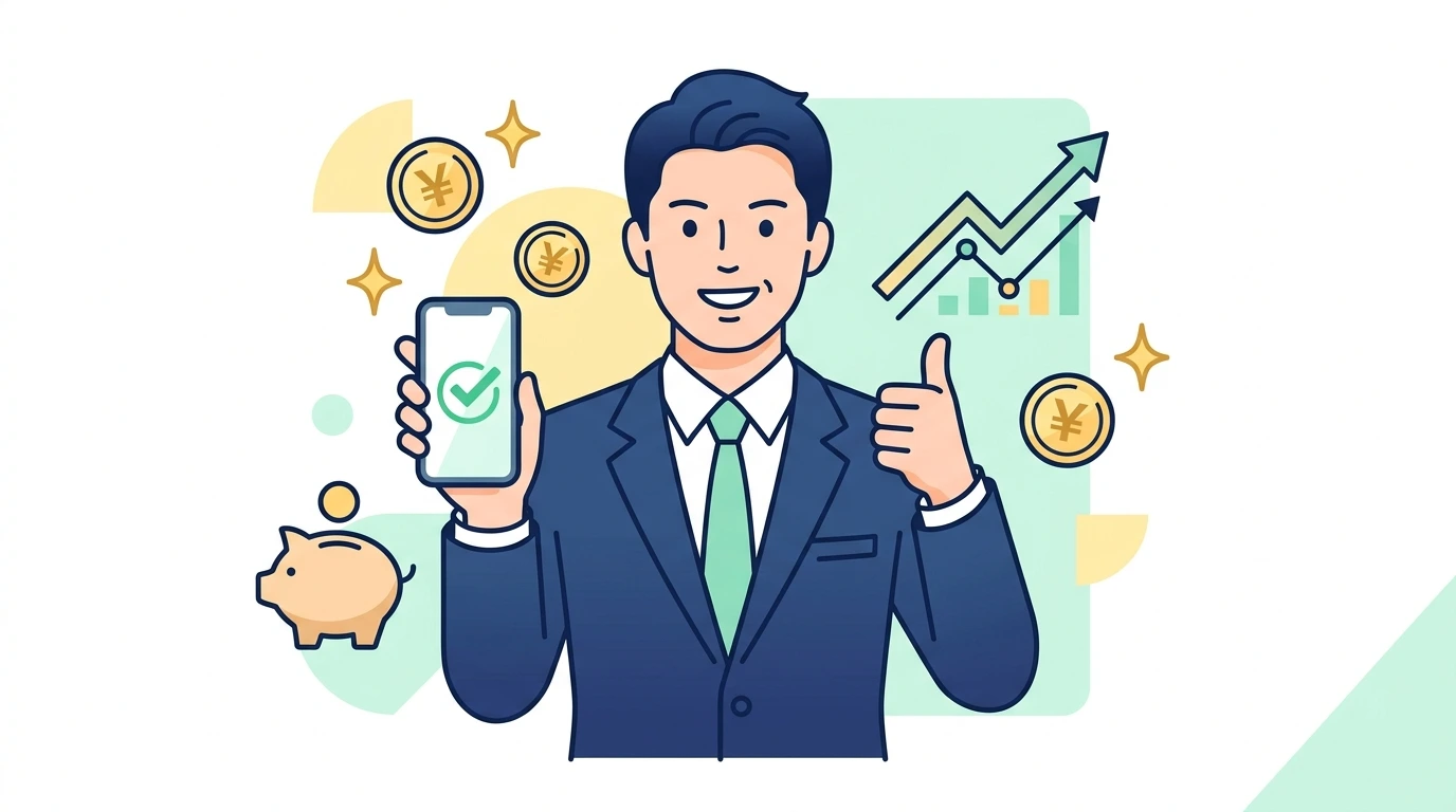 年収2,000万円を超える高所得サラリーマンはなぜ年末調整を受けられないのか?確定申告の義務と高所得者の税金の完了・申告イメージイラスト